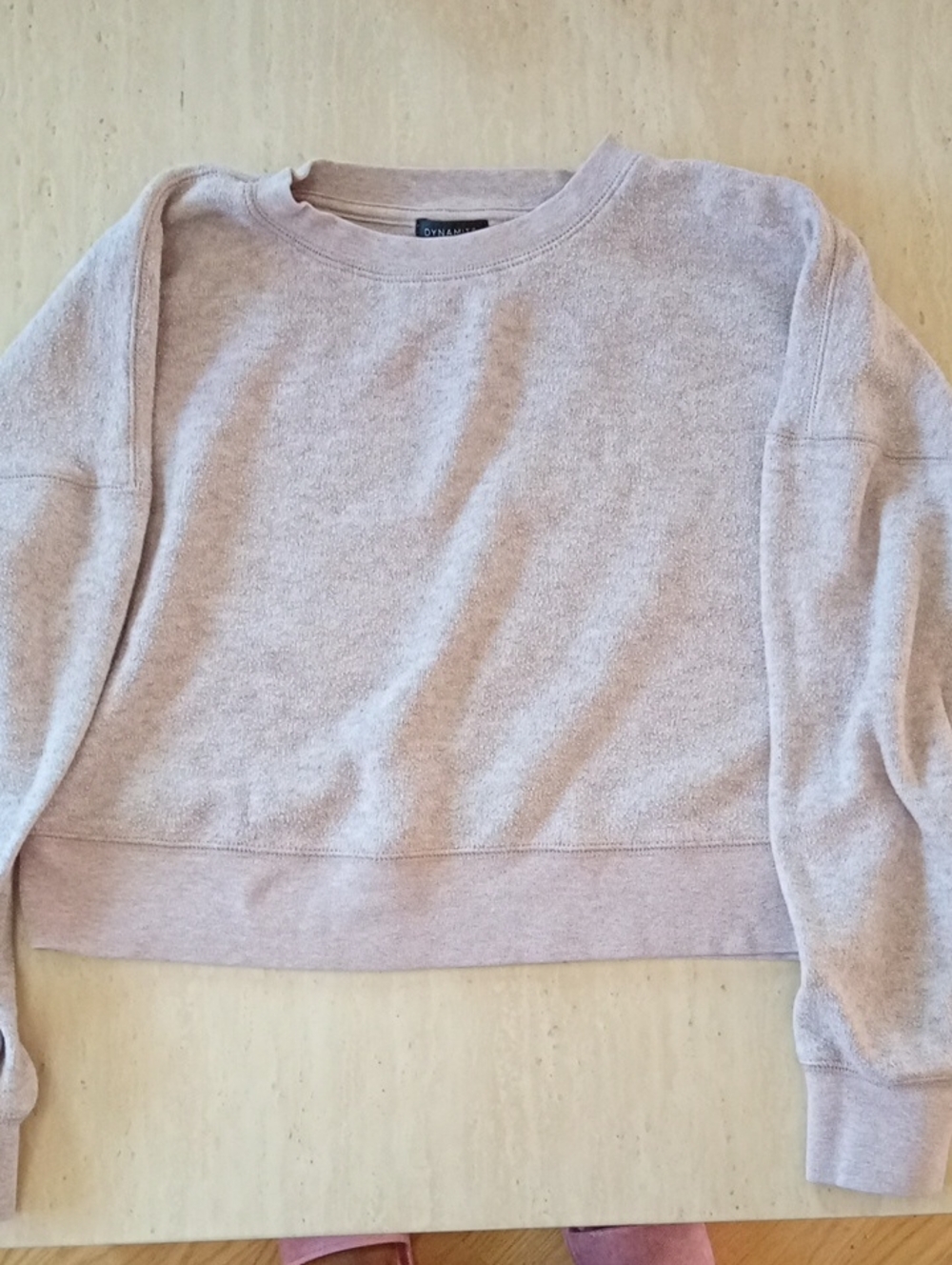 Women’s Crewneck Sweater - Light Mauve